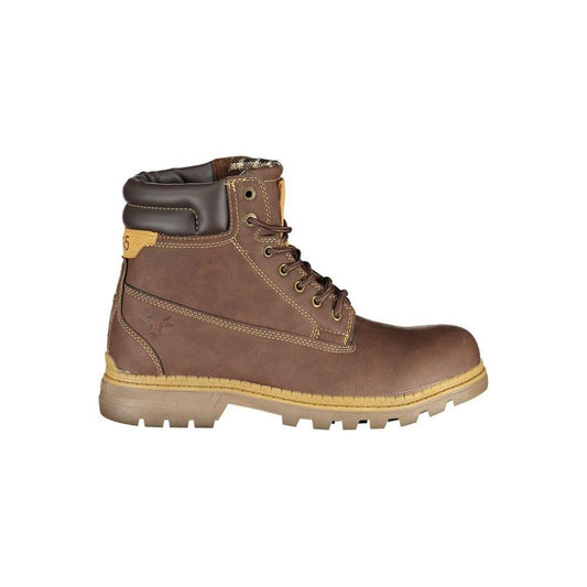 Carrera Brown Polyester Boot CA-25503-EU35/US5