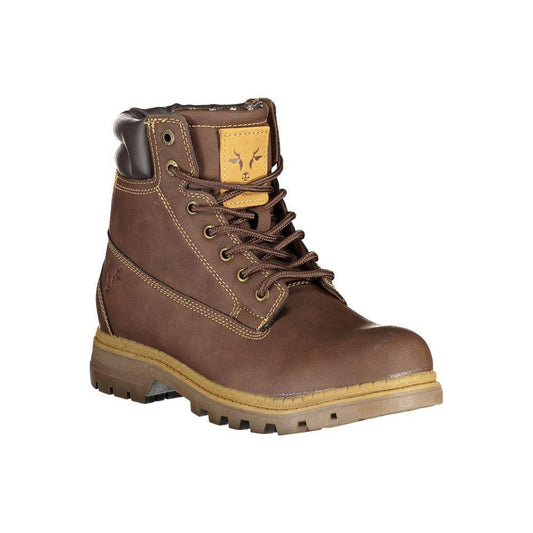 Carrera Brown Polyester Boot CA-25503-EU35/US5