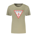 Guess Jeans Green Cotton Tops & T-Shirt GU-39062-M