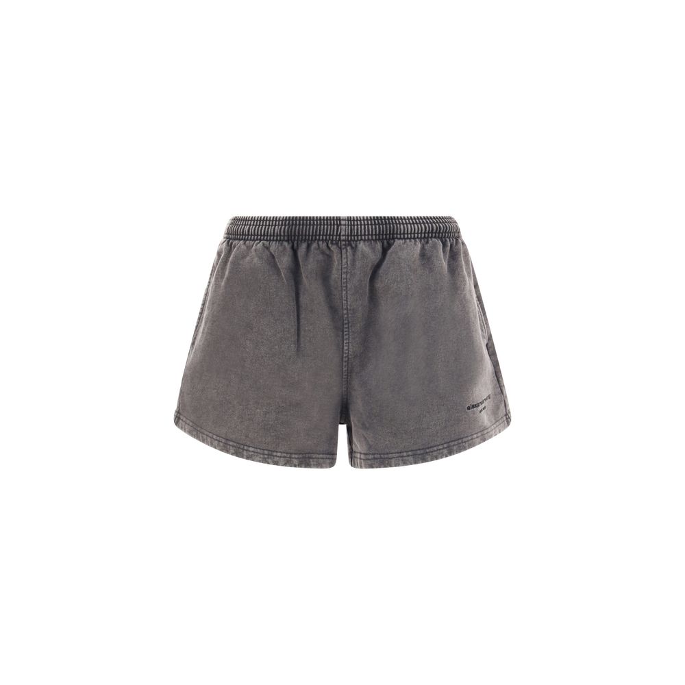 Alexander Wang Gray Cotton Bermuda Shorts