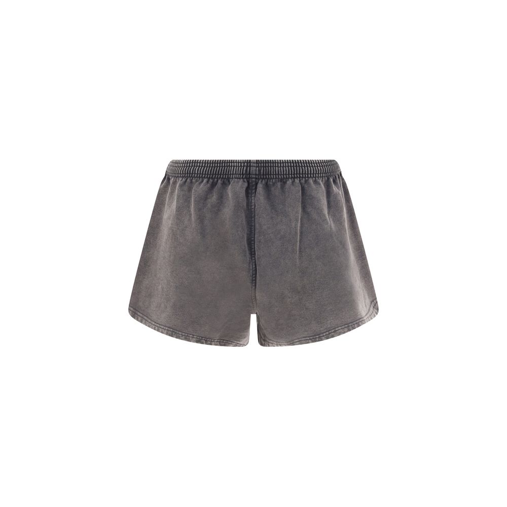 Alexander Wang Gray Cotton Bermuda Shorts