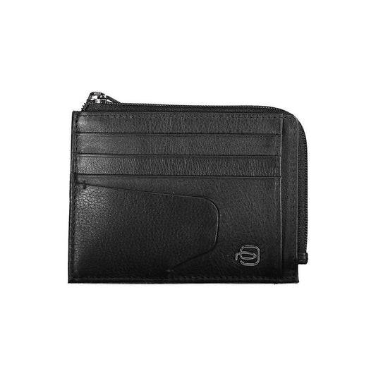 Piquadro Black Leather Wallet