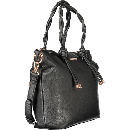 Mario Valentino "Black Polyurethane Women's Bag"