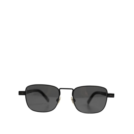 Dolce & Gabbana Black Metal Frame Square Lenses DG2222 Eyewear Sunglasses