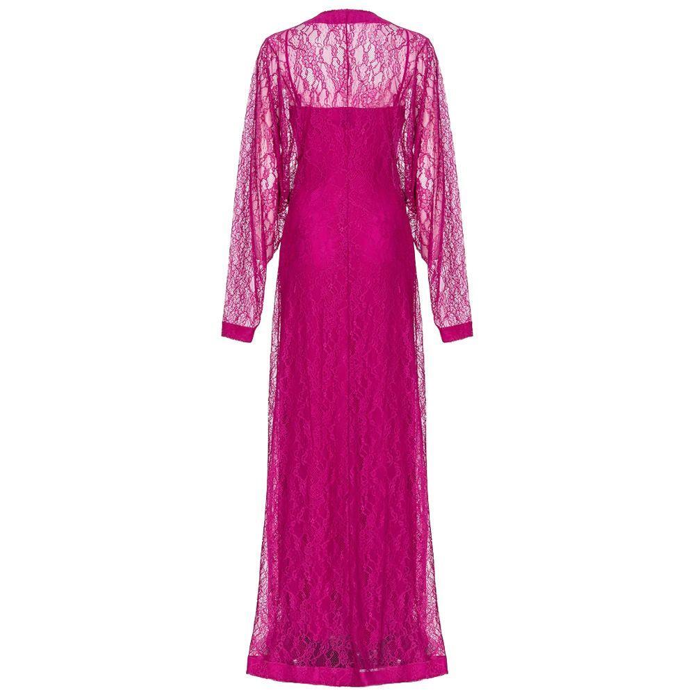 PINKO Purple Nylon Dress PI-15767-IT48 | XL