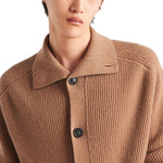 Prada Ribbed Knit Cashmere Cardigan PR-8827770765524-48 | M