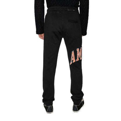 Amiri Black Cotton Joggers (Workout Pants)