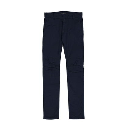 Balmain Blue Cotton Casual Pants