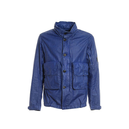 C.P. Company Blue Linen Shell Jacket