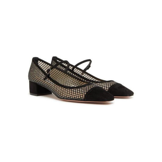 Aquazzura Mayor Crystals Mesh Pumps 35 AQ-8850297454804-EU36/US6