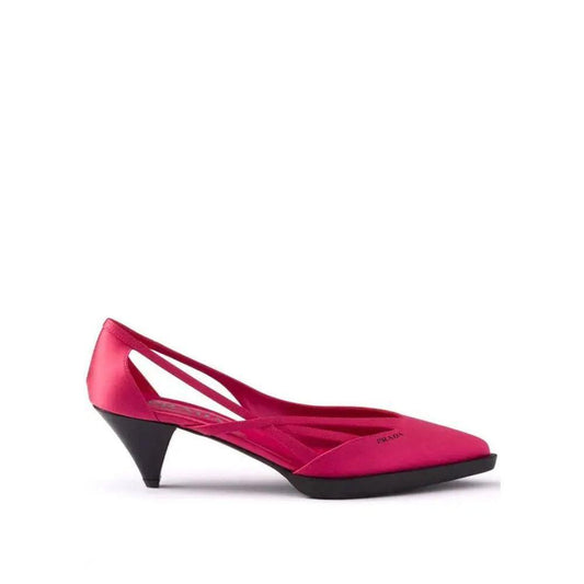 Prada 55mm Satin Cut-Out Pumps PR-8805198921940-EU39/US9