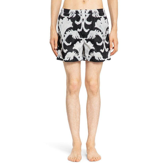 Valentino Metamorphos Wall-Print Swim Shorts VA-8811339055316-48 | M