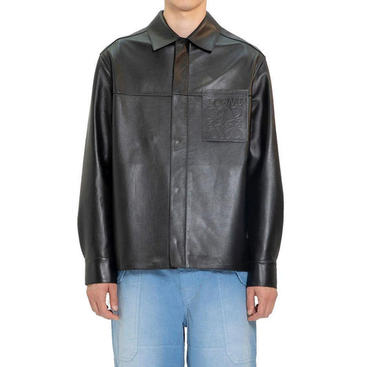 Loewe Leather Jacket LO-8735509905620-IT52 | XL