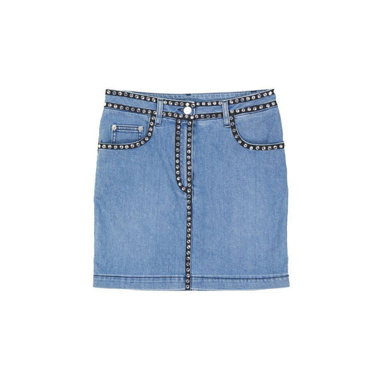 Moschino Couture Cotton Denim Skirt MO-8735531729108-38