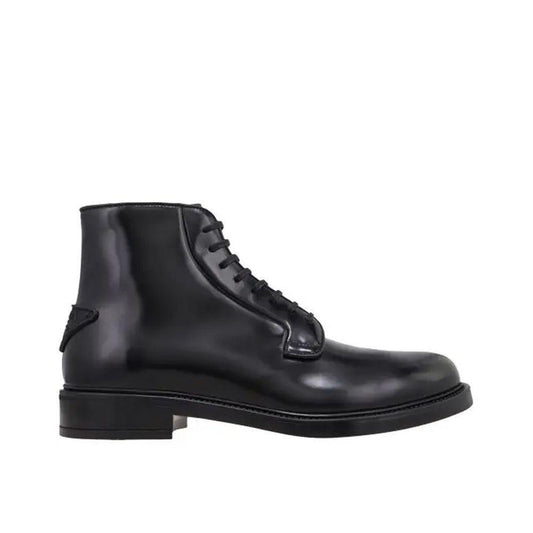 Prada Leather Lace-Up Boots PR-8736549765332-EU40/US7
