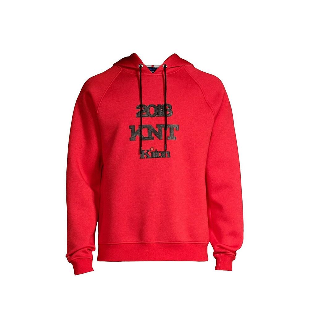 KNT KITON Red Elastane Sweatshirt