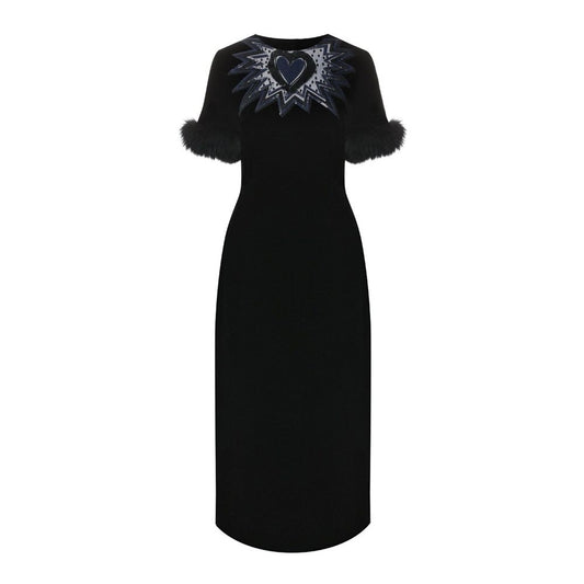 Fendi Black Viscose Casual Dress