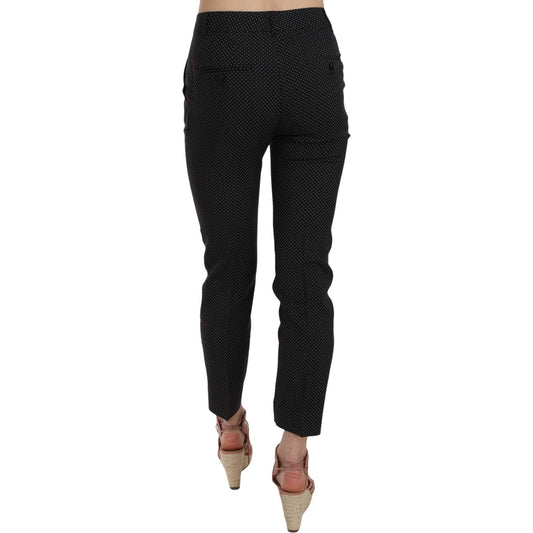 Dolce & Gabbana Elegant Black Virgin Wool Trousers Dolce & Gabbana Black