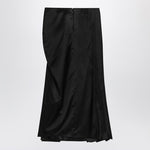 Balenciaga Draped black skirt in cupro twill 831248TSO91/Q_BALEN-1000_108
