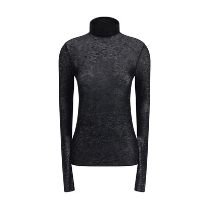 PINKO Gold Wool Turtleneck