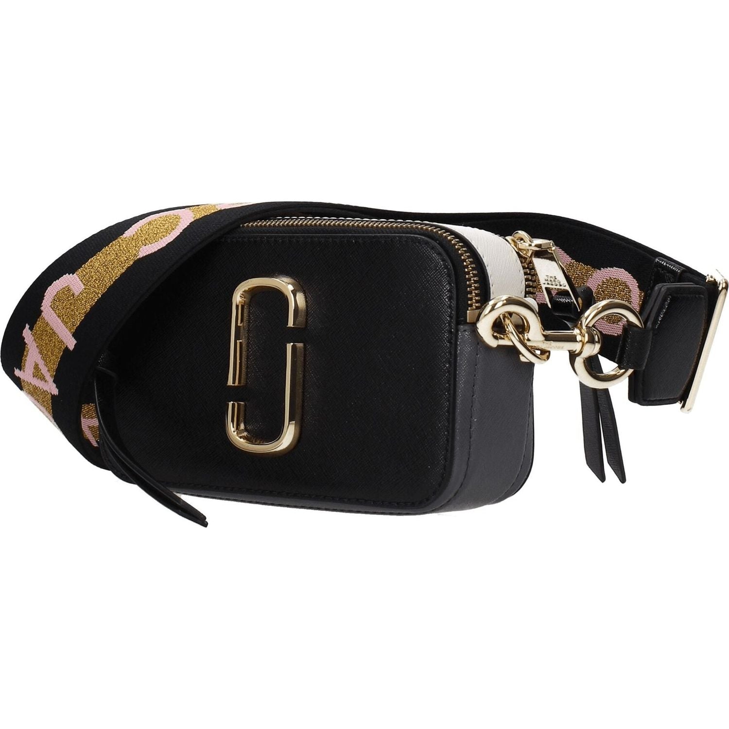 Front view with bag zipped and handles upright.