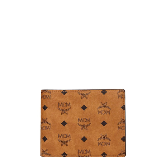 MCM Brown Leather Wallets MC8547195650313BT