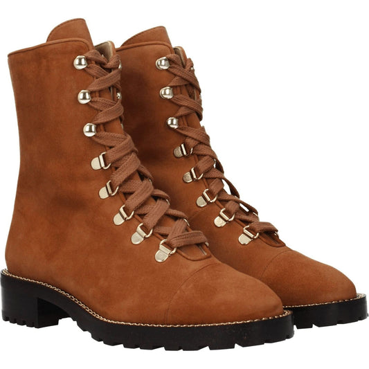 Stuart Weitzman Brown Leather Ankle Boots