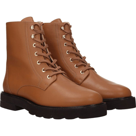 Stuart Weitzman Brown Leather Ankle Boots