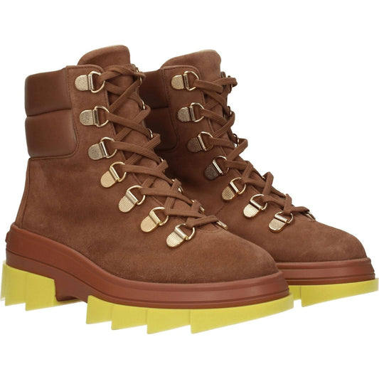 Stuart Weitzman Brown Leather Ankle Boots