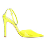 Stuart Weitzman Yellow Pvc Stiletto Heels Sandals ST-8547258433801-EU36/US6