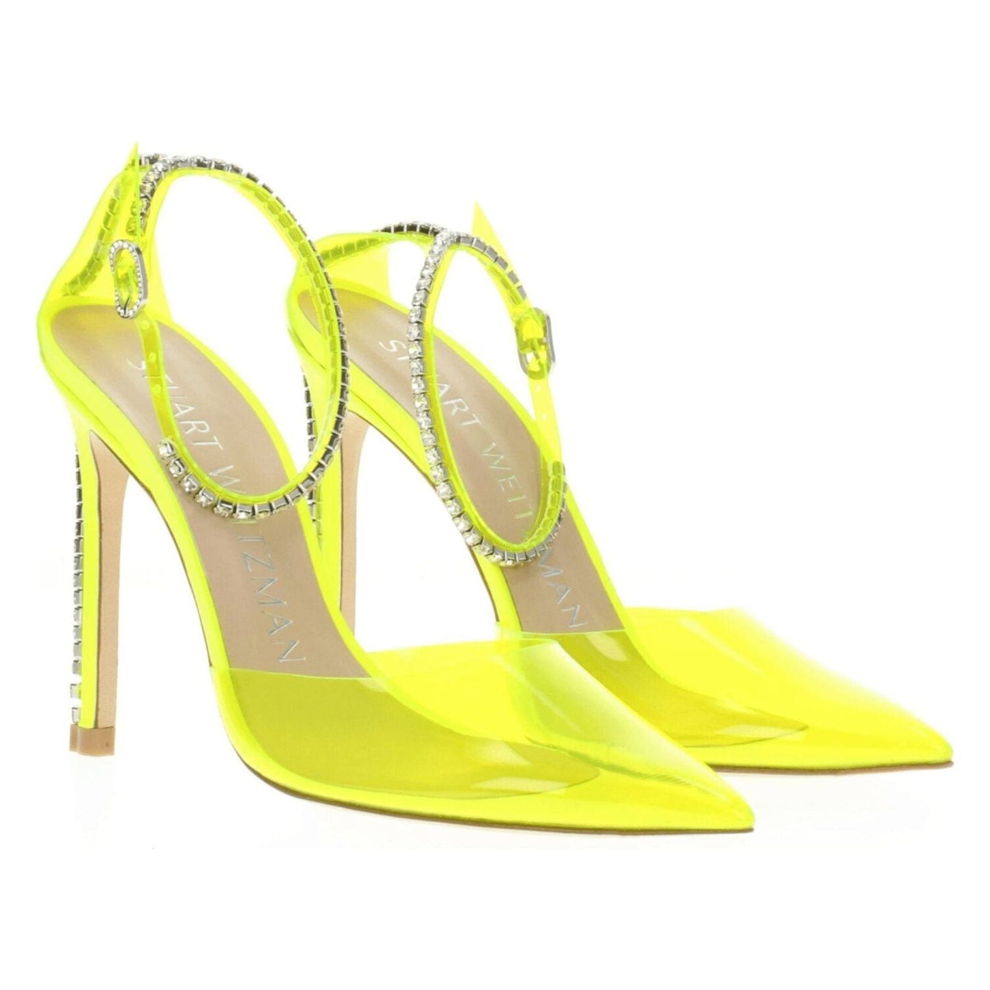 Stuart Weitzman Yellow Pvc Stiletto Heels Sandals ST-8547258433801-EU36/US6
