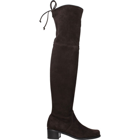 Stuart Weitzman Brown Leather Over The Knee ST-8547267674377-EU35/US5