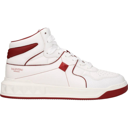 Valentino Garavani White Leather High Tops VA-8547274162441-EU40/US7