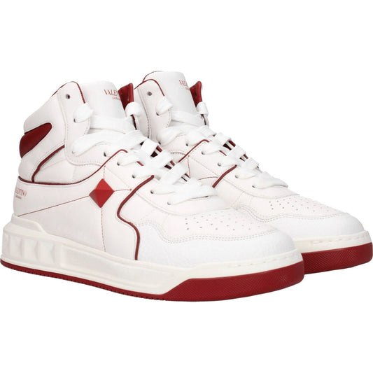 Valentino Garavani White Leather High Tops VA-8547274162441-EU40/US7