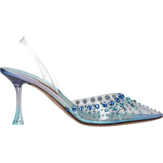 Aquazzura Transparent Pvc Stiletto Heels Sandals AQ-8547283894537-EU36/US6