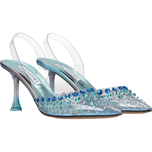 Aquazzura Transparent Pvc Stiletto Heels Sandals AQ-8547283894537-EU36/US6