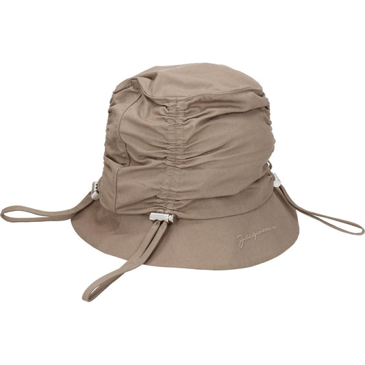 Jacquemus Beige Cotton Bucket Hats JA-8547329442057-58 CM|M
