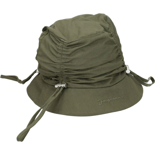 Jacquemus Green Cotton Bucket Hats JA-8547329540361-58 CM|M