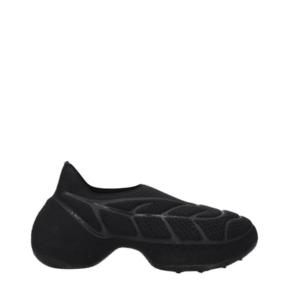 Givenchy Black Fabric Slip-On Loafers