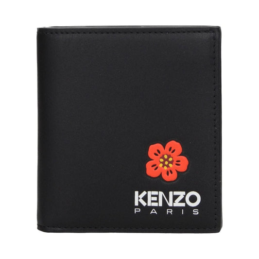 Kenzo Black Leather Wallets KE8547360014601BT