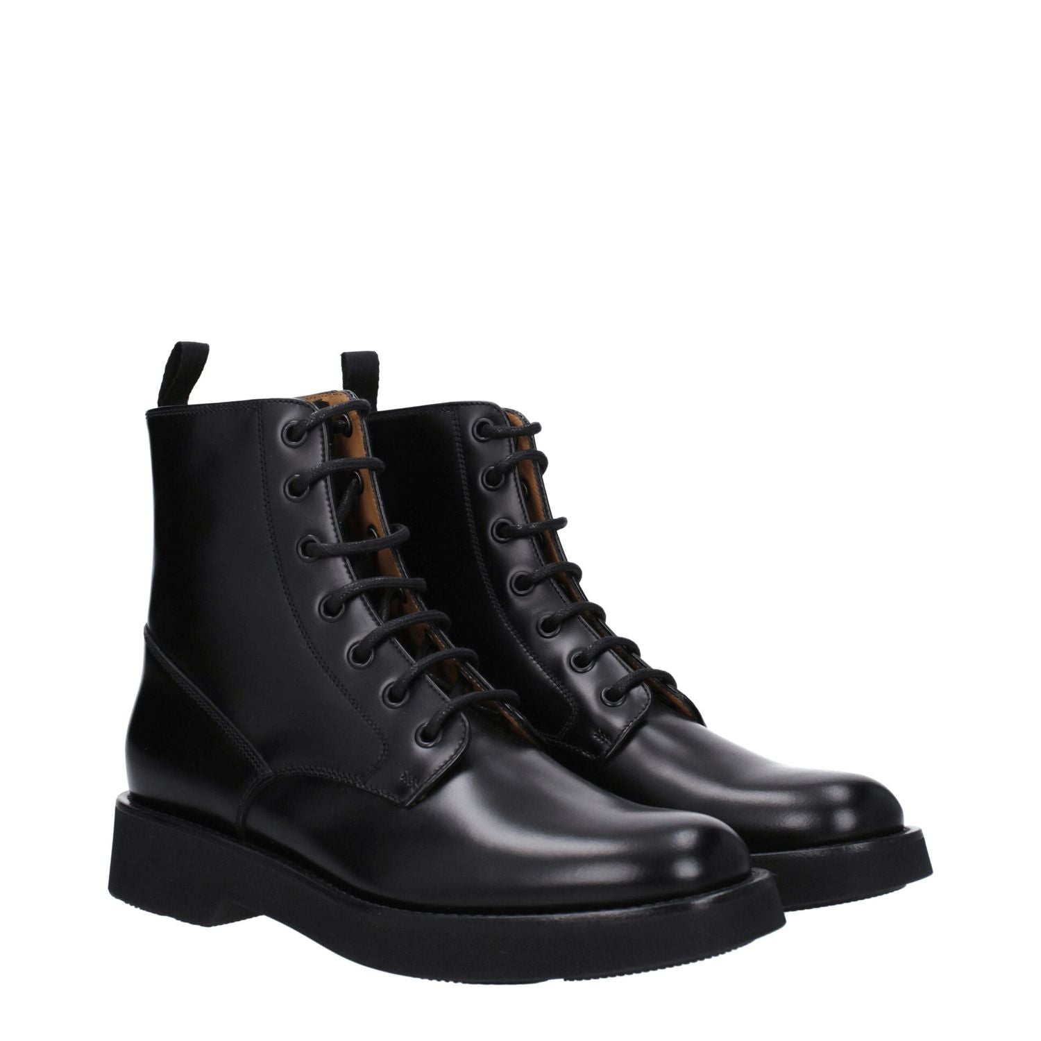 Church's Black Leather Ankle Boots