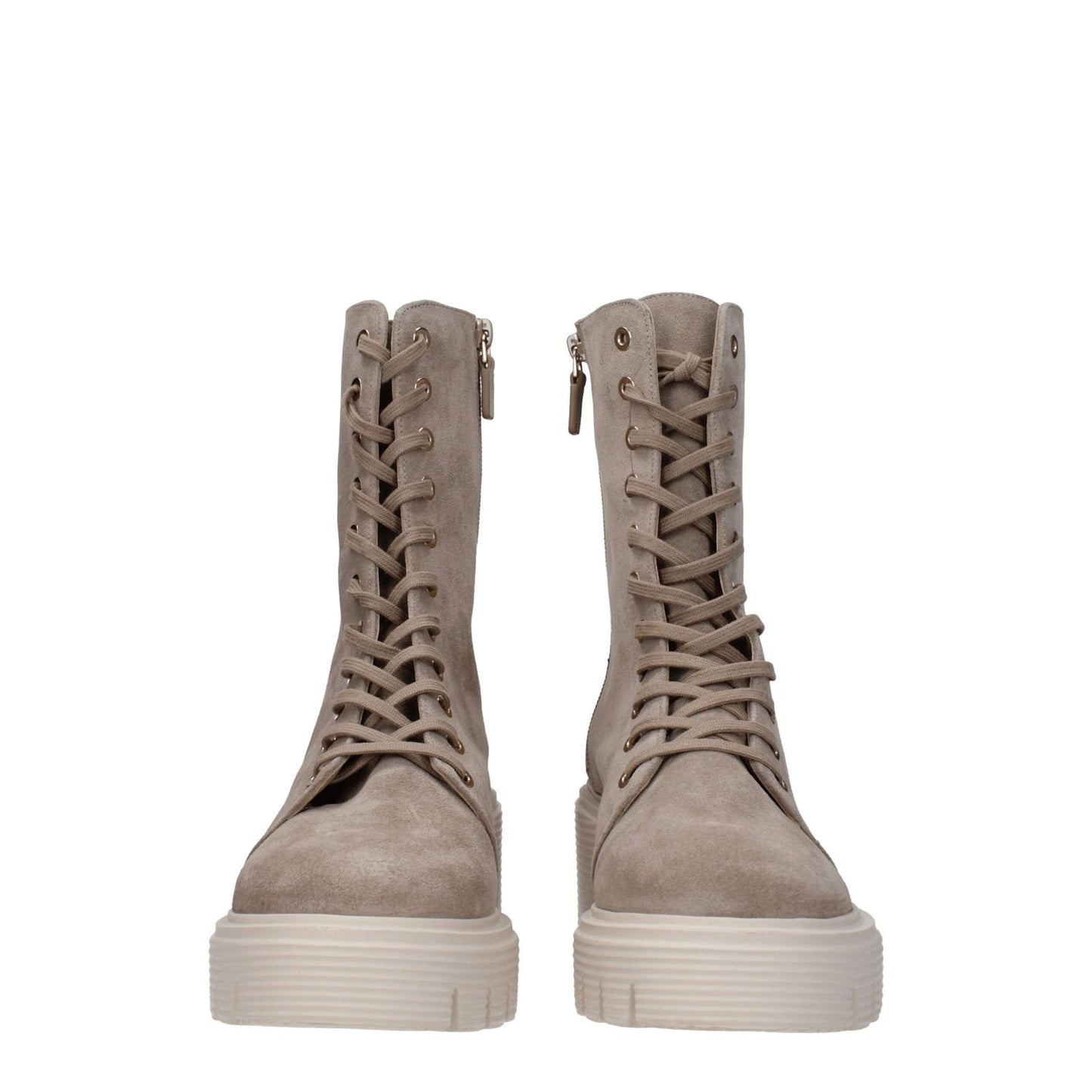 Stuart Weitzman Beige Leather Ankle Boots