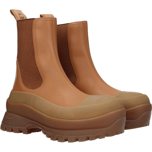 Stella McCartney Brown Leather Ankle Boots