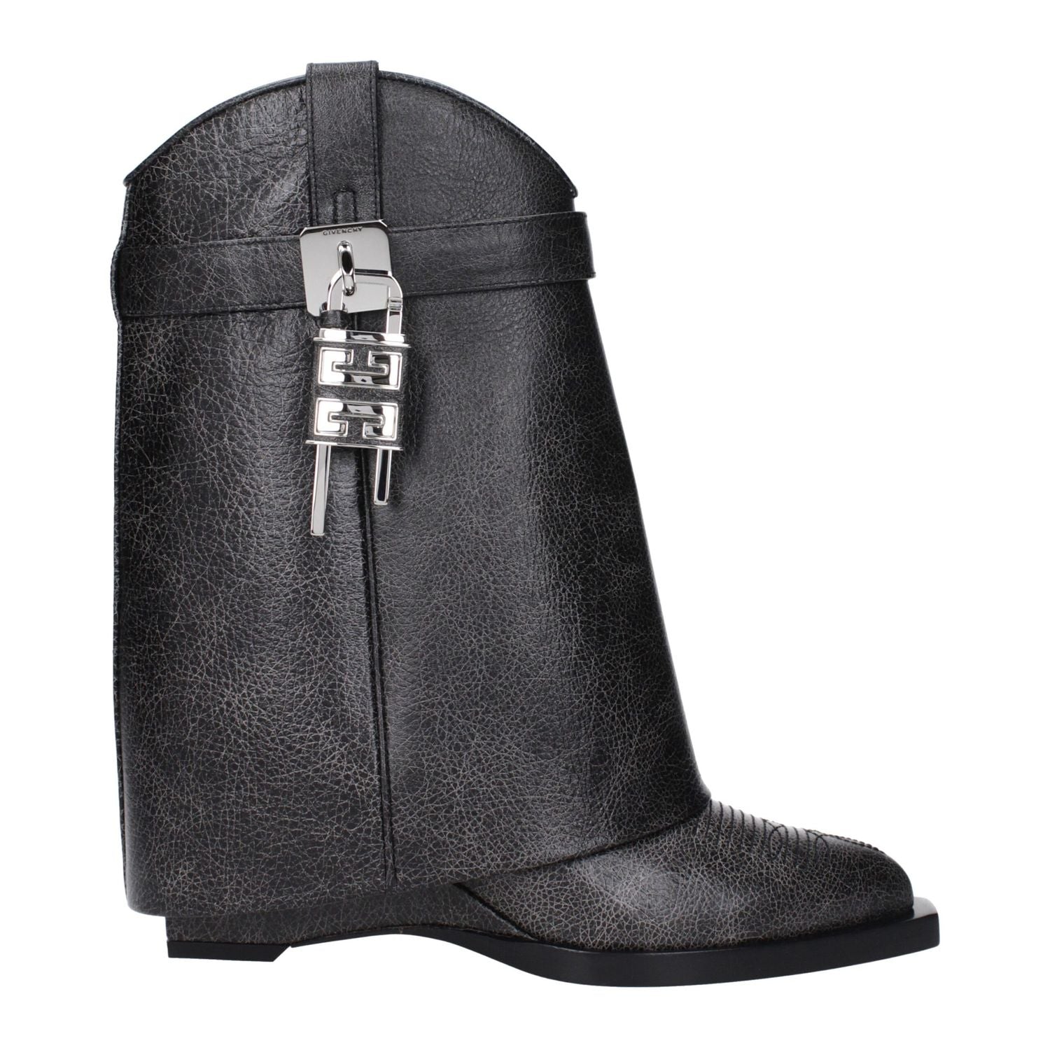 Givenchy Black Leather Ankle Boots