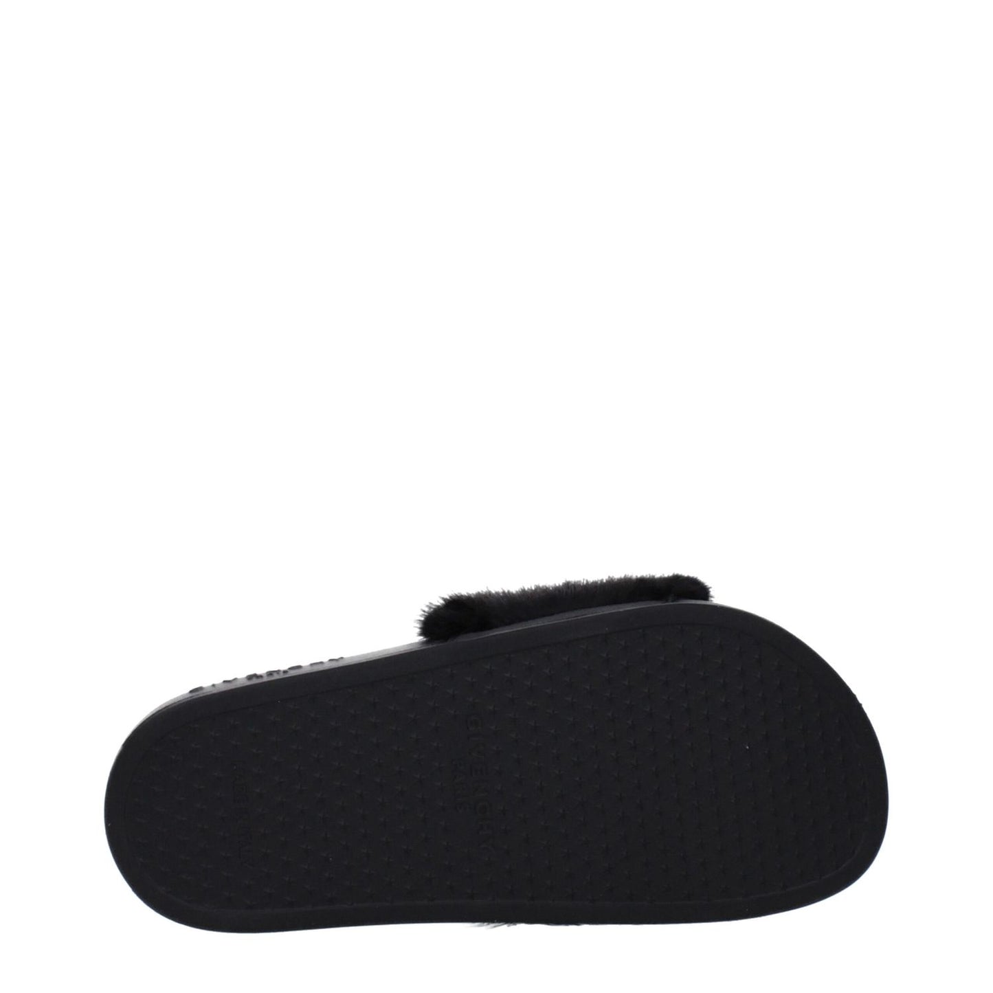 Givenchy Black Cotton Slippers