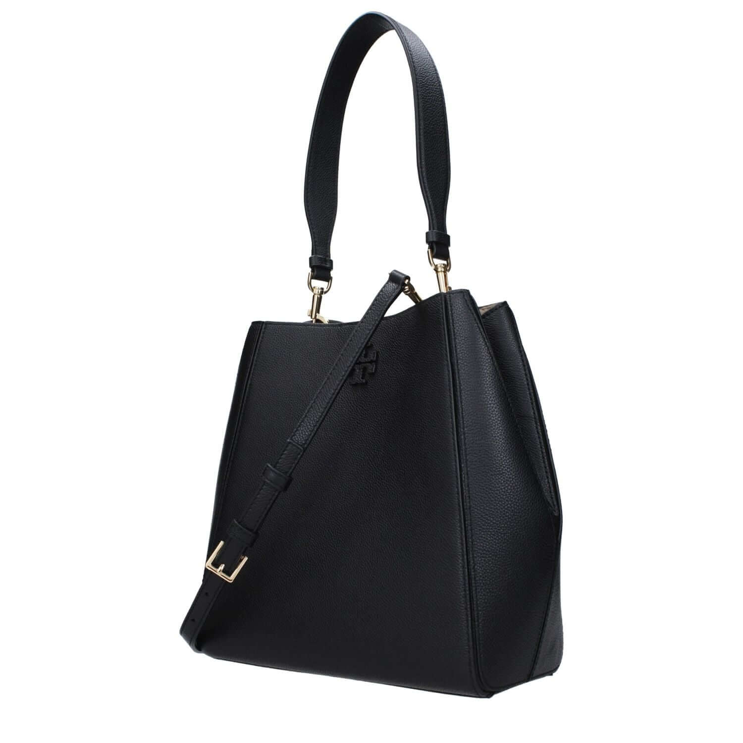 Tory Burch Black Leather Shoulder Bag