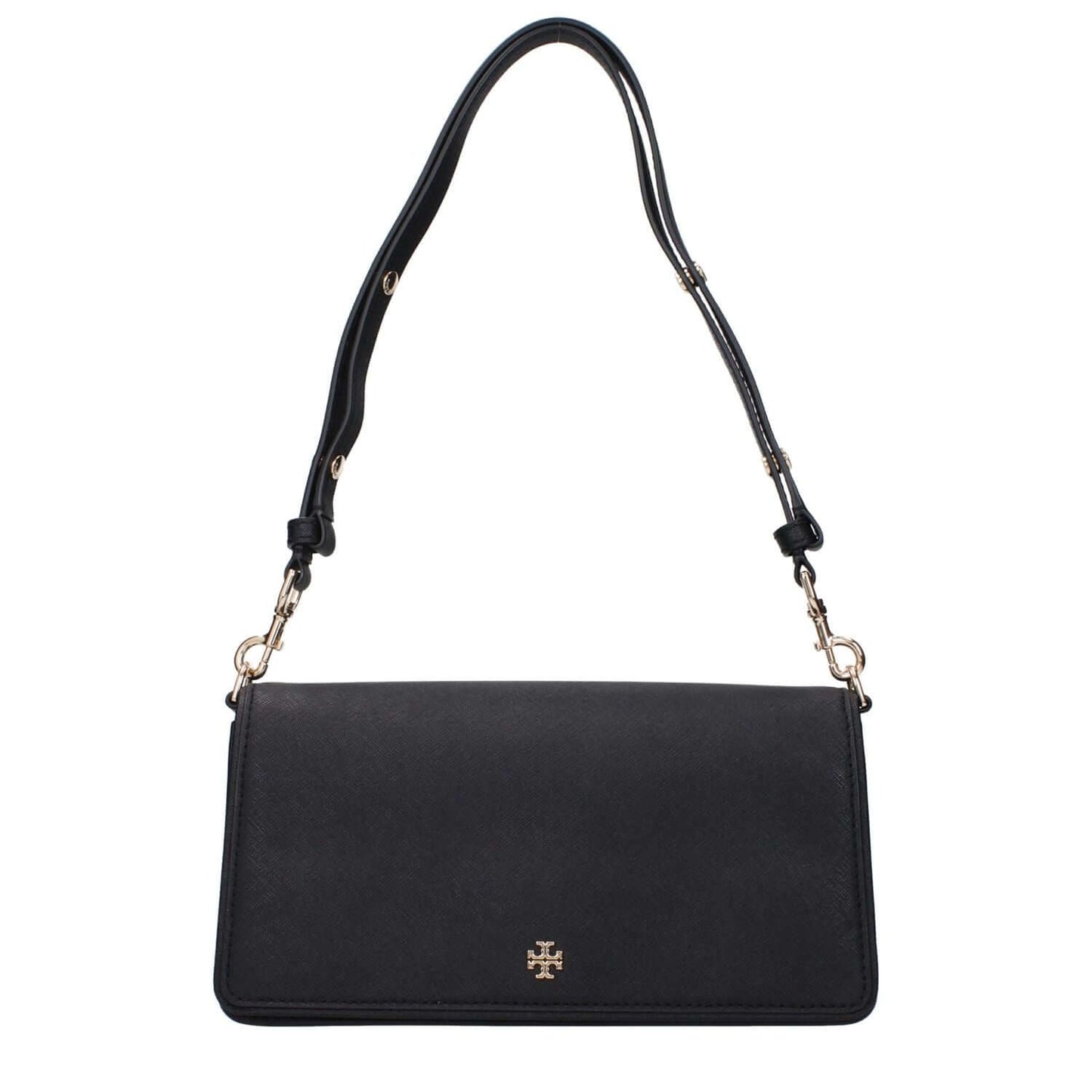 Tory Burch Black Leather Shoulder Bag