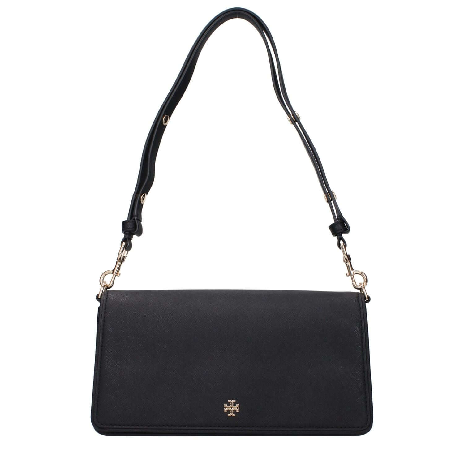 Tory Burch Black Leather Shoulder Bag