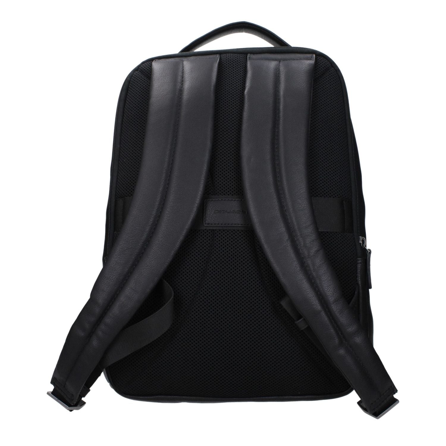Front view with bag zipped and handles upright.