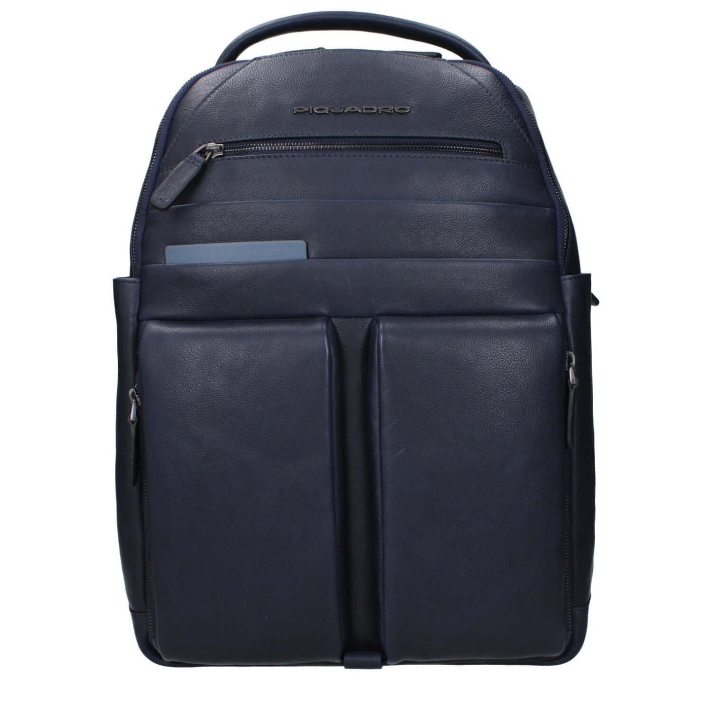 Piquadro Blue Leather Backpack 1728,75667636384,Backpacks - Bags,Bags,Blue,Men,New with tags,Piquadro